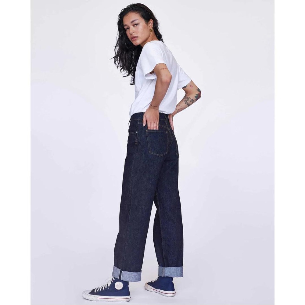 G.O.D. Patty Boy High Waist Selvedge Denim Indigo Blue